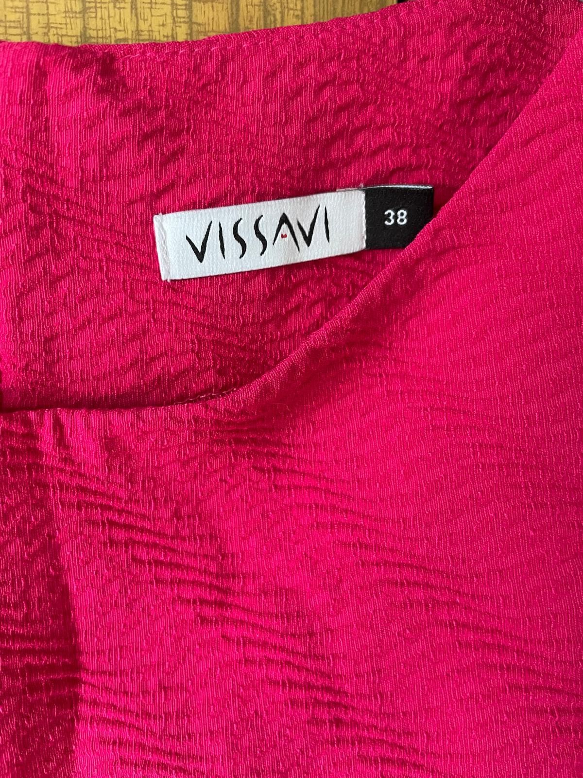 Vissavi różowa elegancka krótka  sukienka 38 M