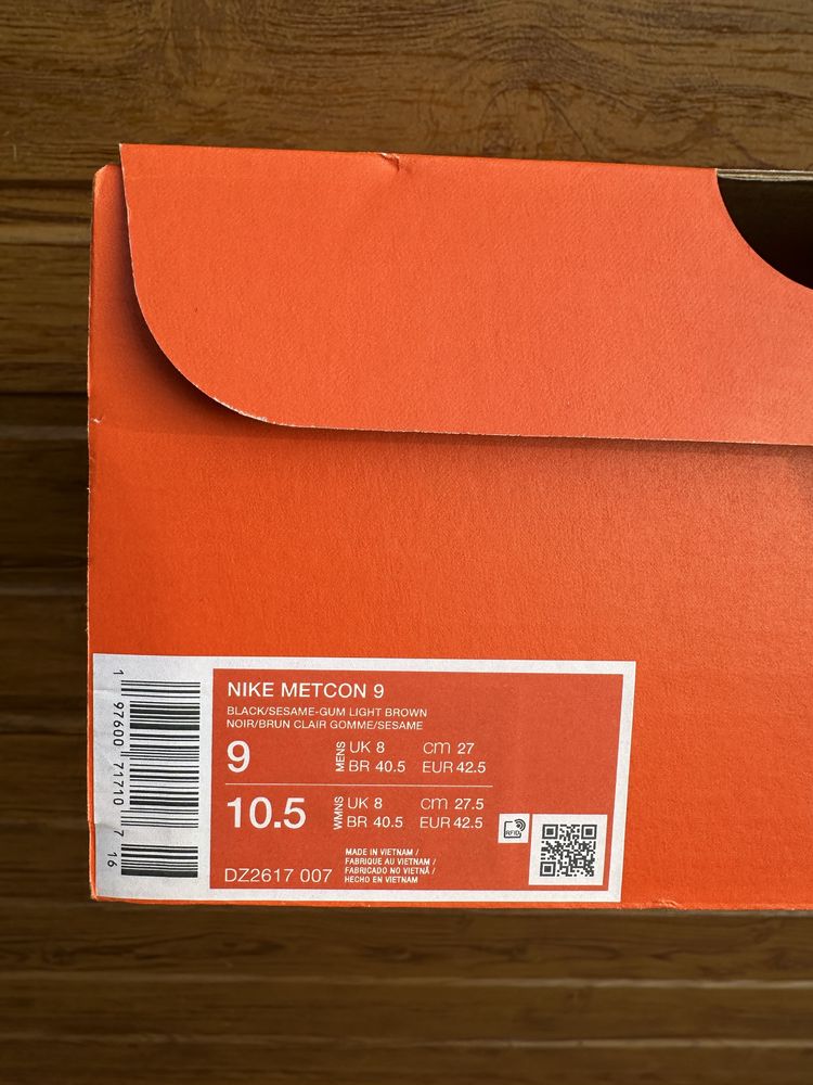Оригінал! Штангетки, кросівки для тренировок Nike Metcon 9 42.5,43,44