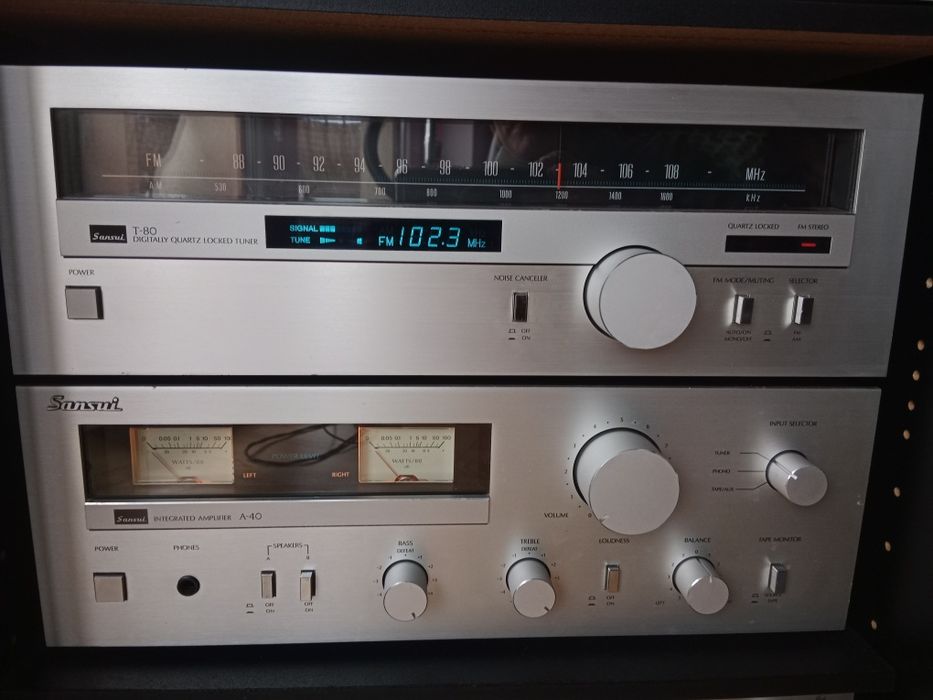 Zestaw Hi-fi SANSUI A-40 T-80