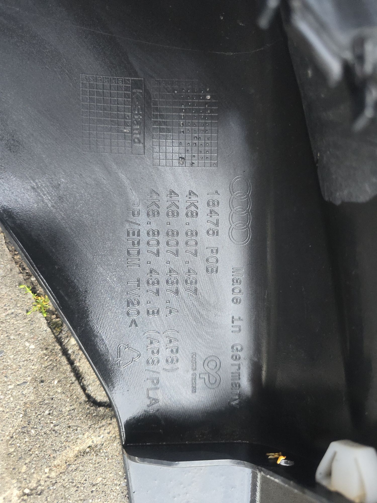 Zderzak przód Audi A7 B8 2022, folia ochronna na całości
