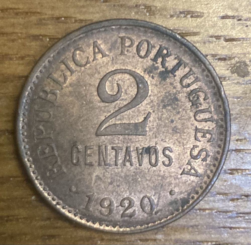 2 centavos de 1920 muito bem conservada