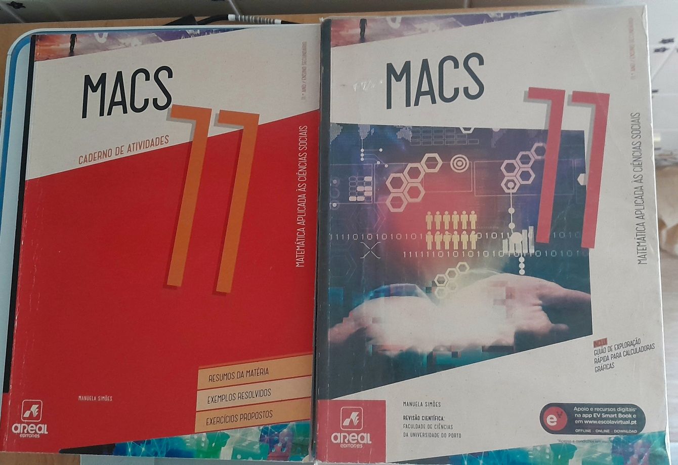 Conjunto manual MACS 11° ano + Caderno de Atividades