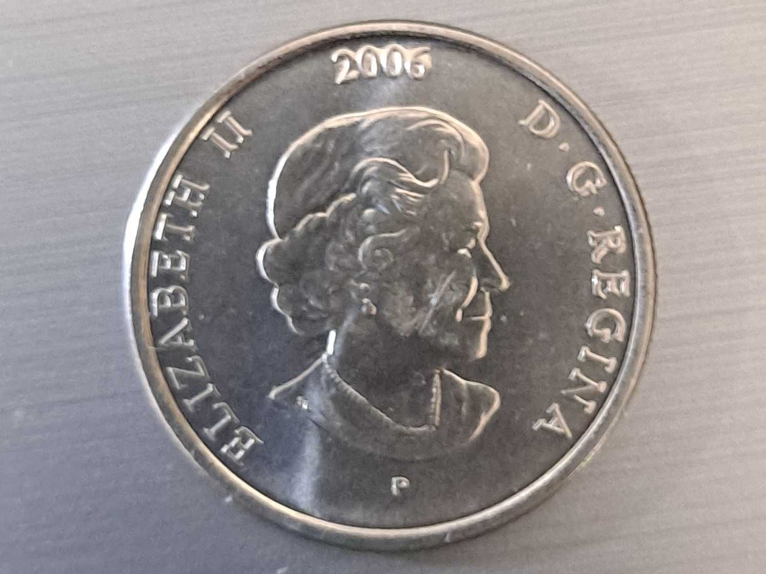 moneta - 25 centów - Kanada - stop: stal pokryta niklem - 2006 r.