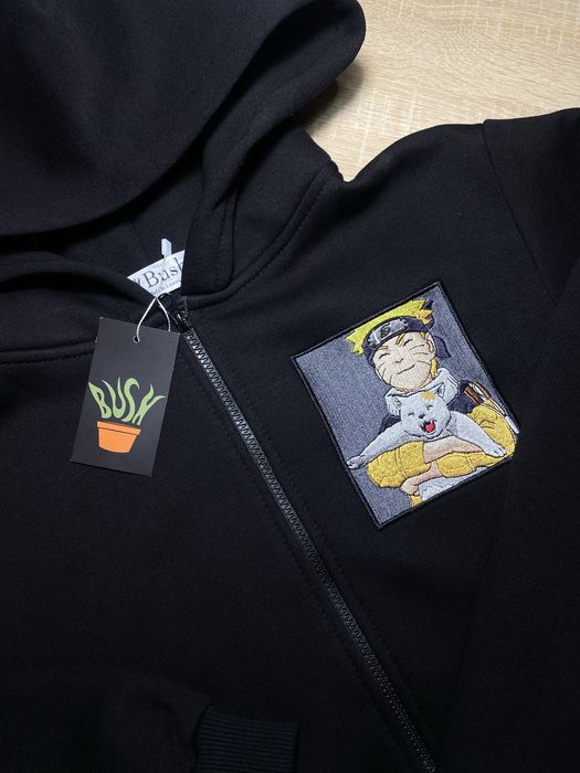 Худі з аніме вишивкою, Наруо, Токійский гуль, Атака титанів.