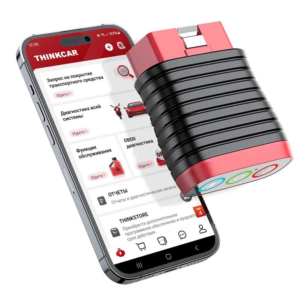 Автосканер Thinkcar ScanMate для Android, IOS ТОП сканер мультисканер