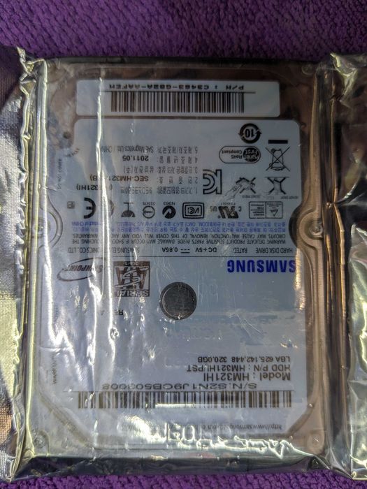 HDD Samsung 320GB нові/запаковані