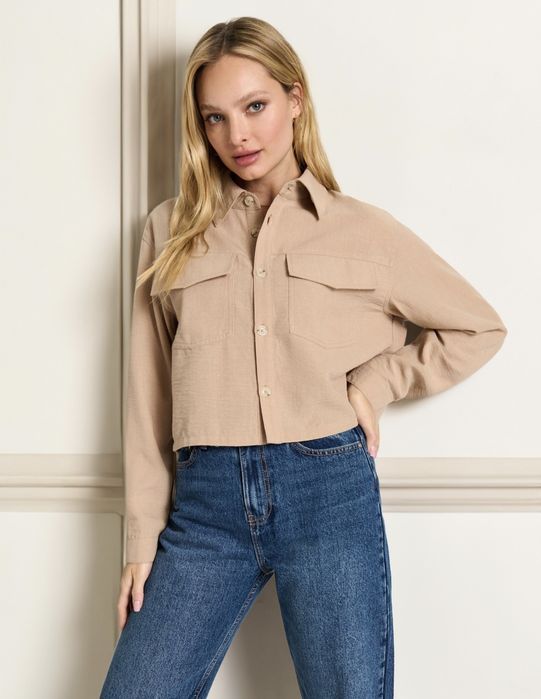 Сорочка рубашка з кишенями