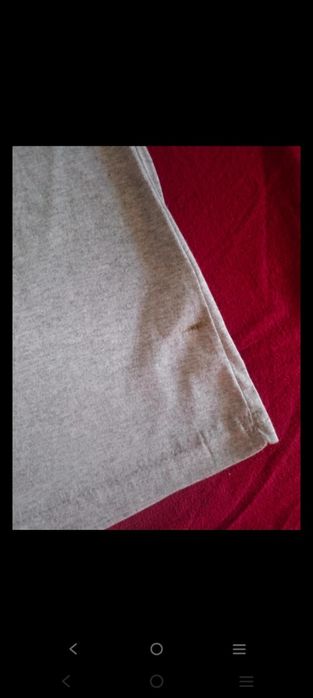 Koszulka szara L z napisem I love Warszawa