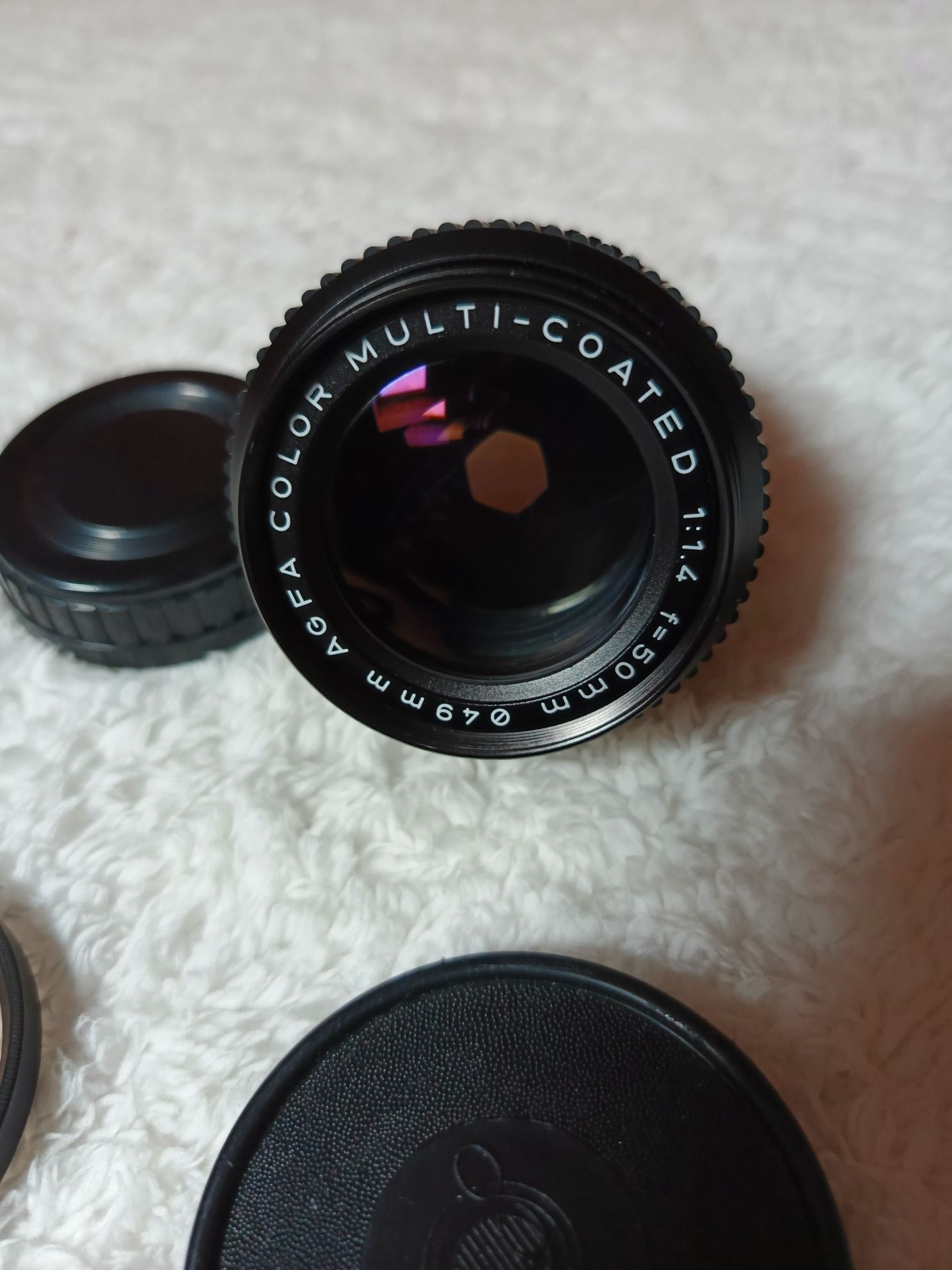 Obiektyw Agfa color MC 50/1.4 jak nowy, Pentax k