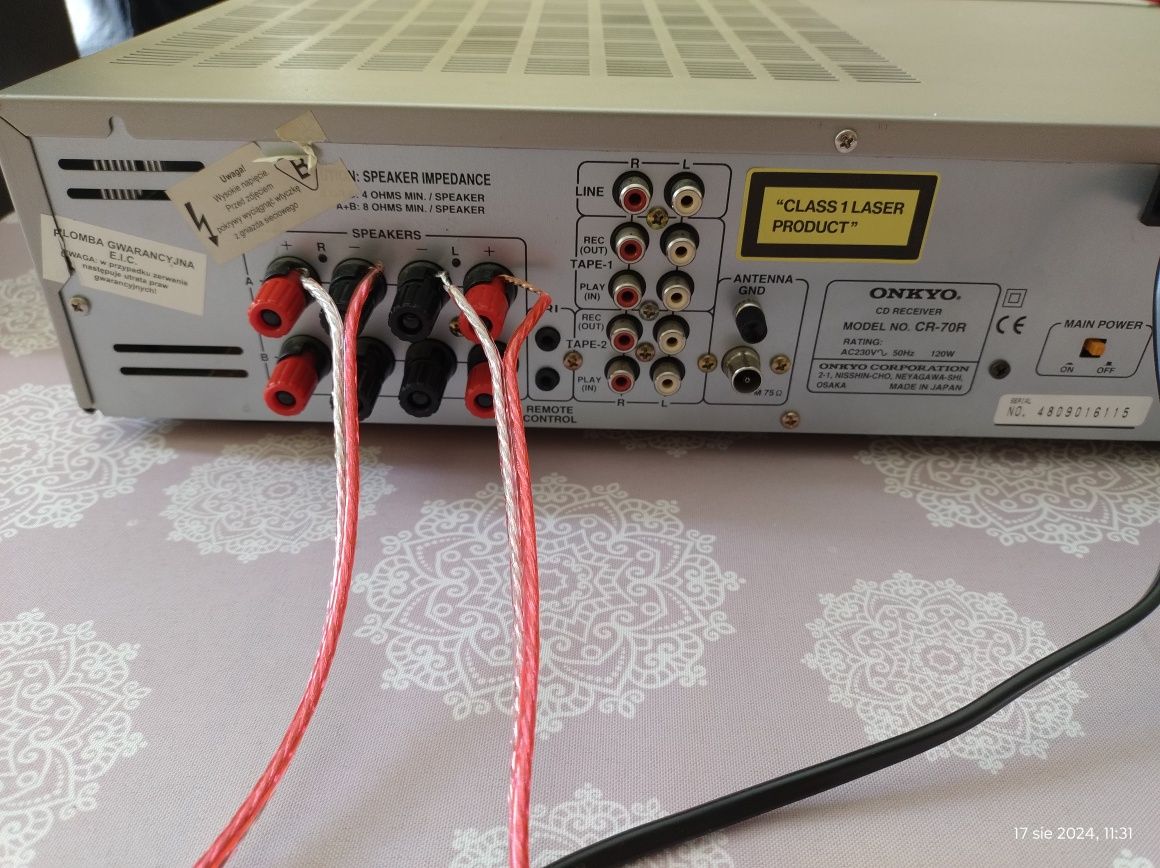 Onkyo  CR-70 R Amplituner z CD