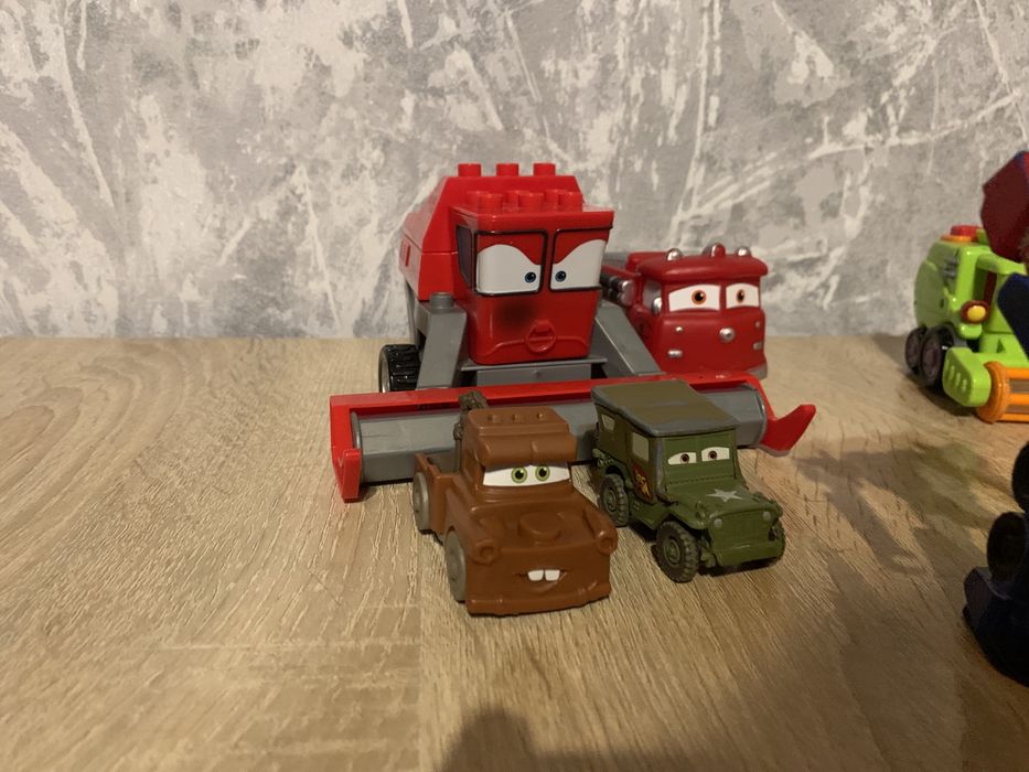 маквин тачки комбайн дупло трансформер оптимус Hasbro машинки техника