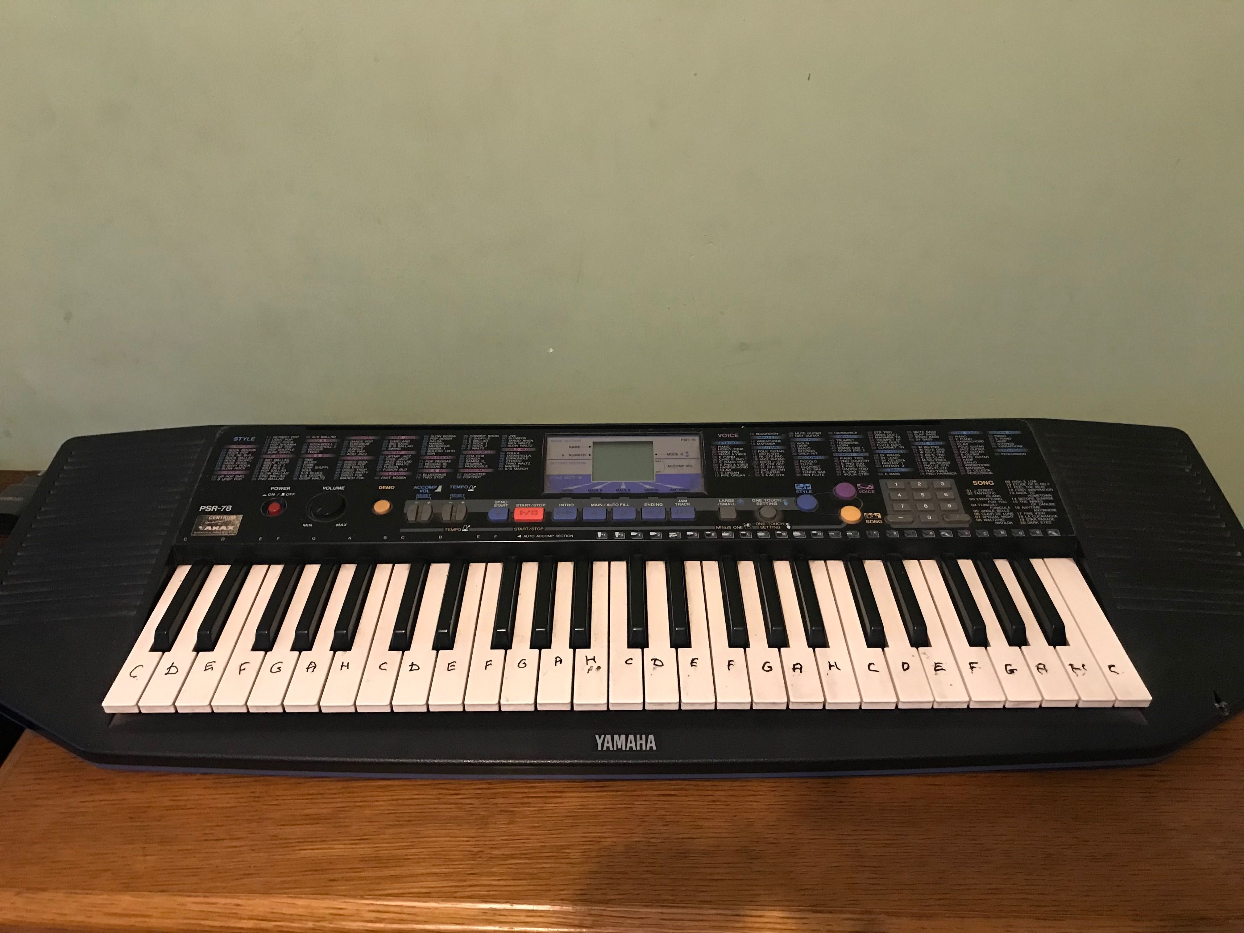Keyboard Yamaha PSR-78