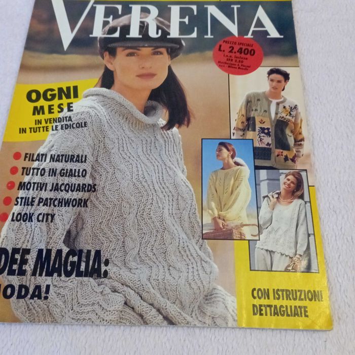 Verena 2/1994 robótki ręczne druty /j.włoski/