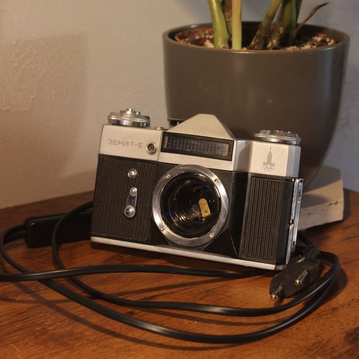 lampka wykonana z aparatu zenit E