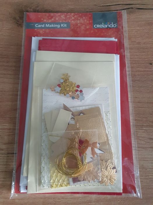 Zestaw do robienia kartek świątecznych