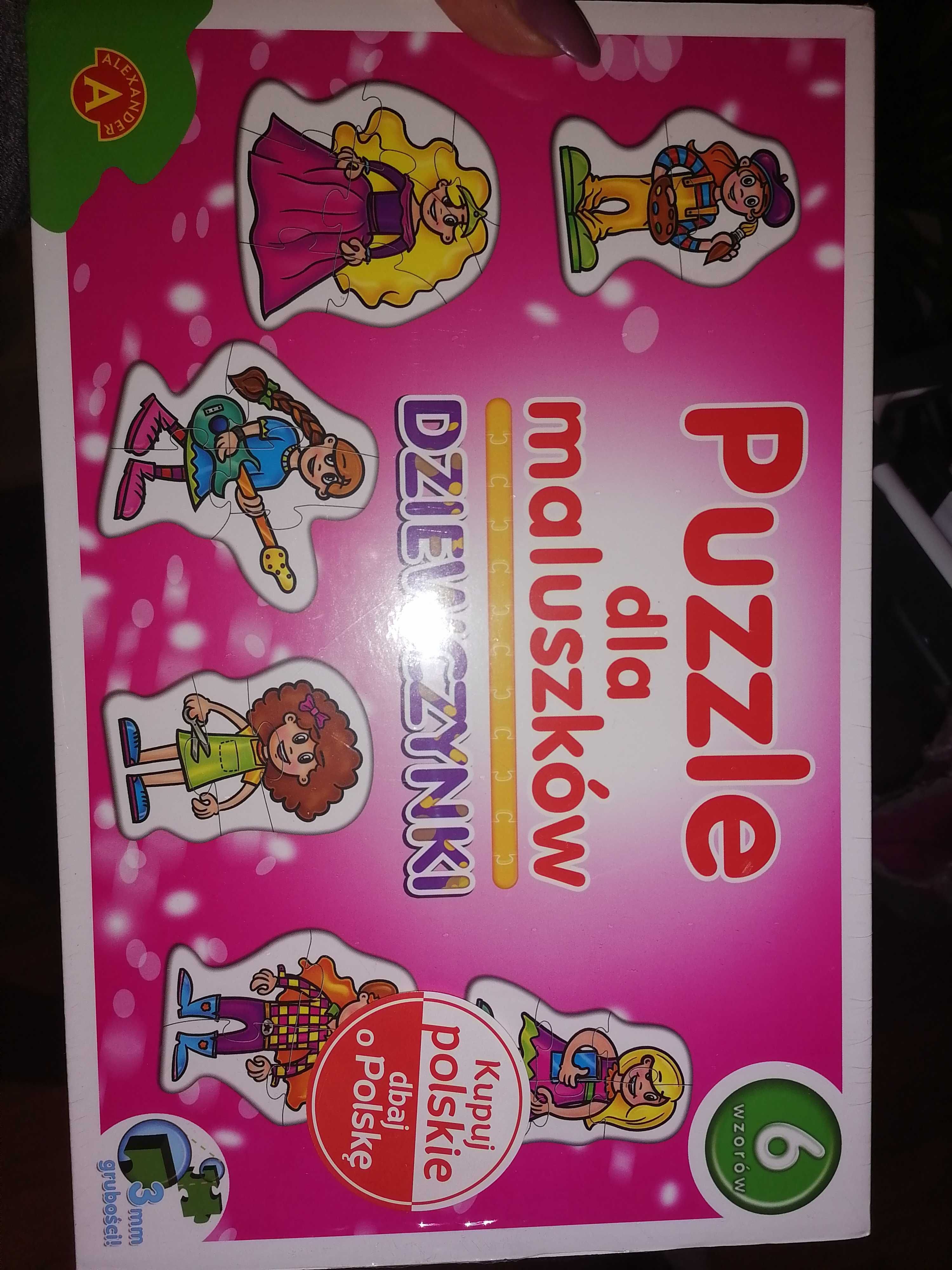 Puzzle dla dziewczynki 2+