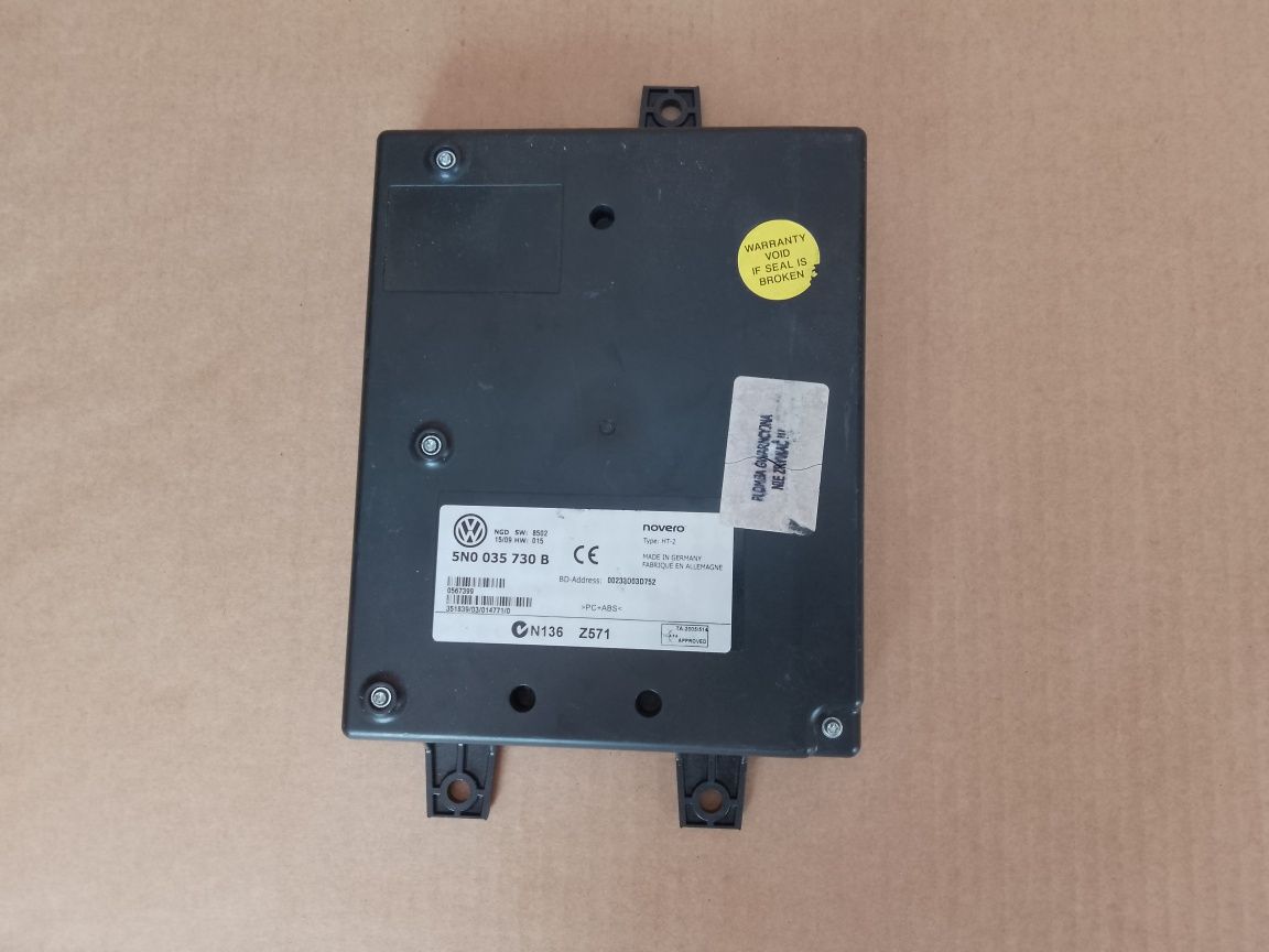 VW GOLF VI Eos Passat B6 Moduł Sterownik Bluetooth 5N0_035_730B