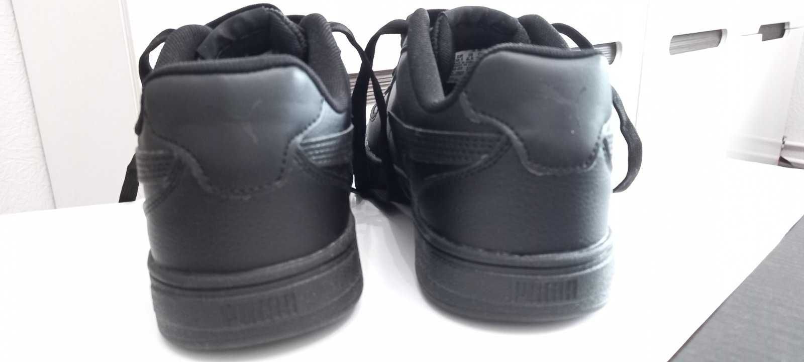 р. 37,5  38 Puma кросовки мужские кожаные Caven Black 380810-03