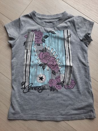 Bluzka T-shirt converse na 4/5 lat dla dziewczynki