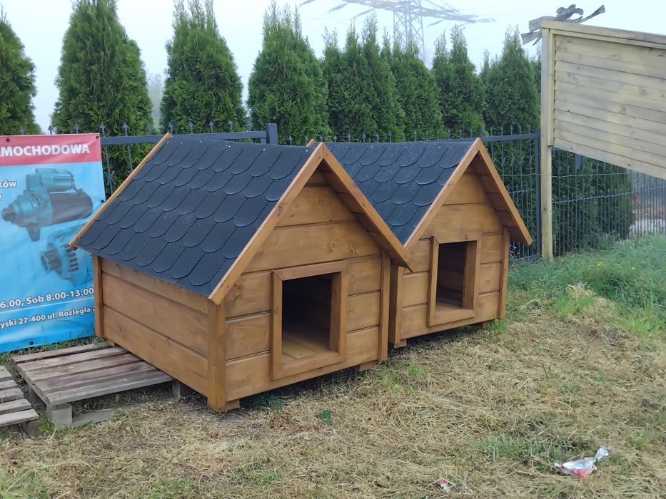 Budy dla psa ocieplane