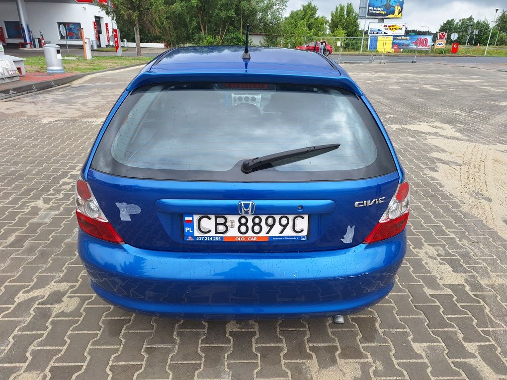 Honda Civic 1.4 benzyna rok 2004 sprawna klimatyzacja