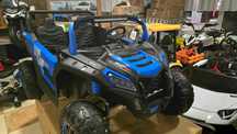 Duże dwuosobowe auto na akumulator BUGGY A032 Racing niebieskie 24V