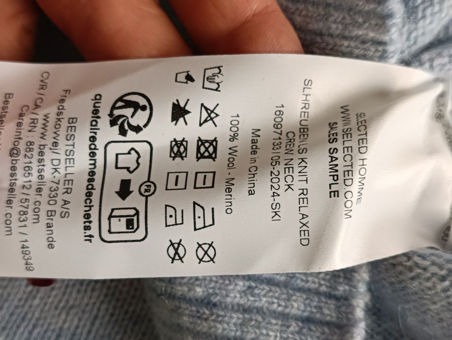 Светр чоловічий з вовни Selected Homme