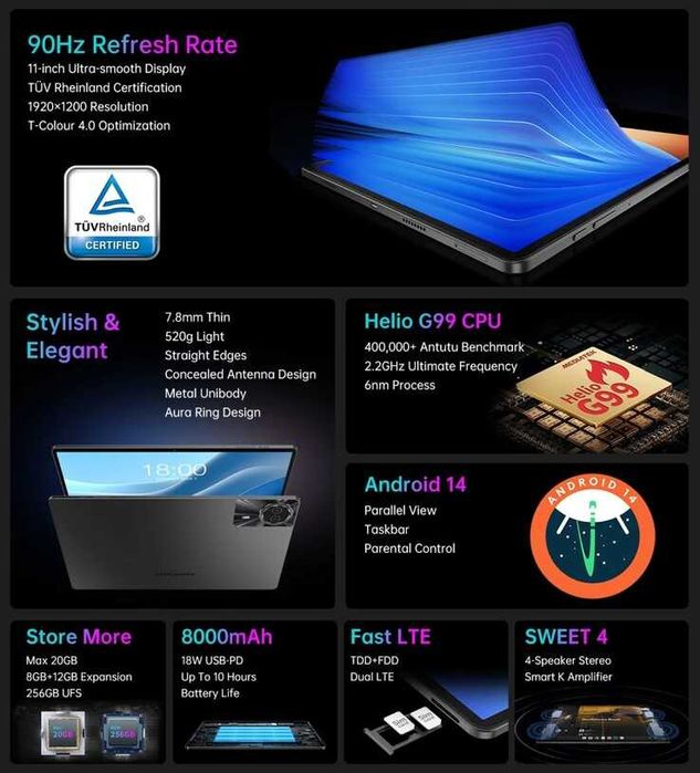 Tablet Teclast T50 Max 11"