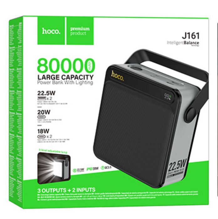 Павербанк HOCO J161 80000mAh 22,5W