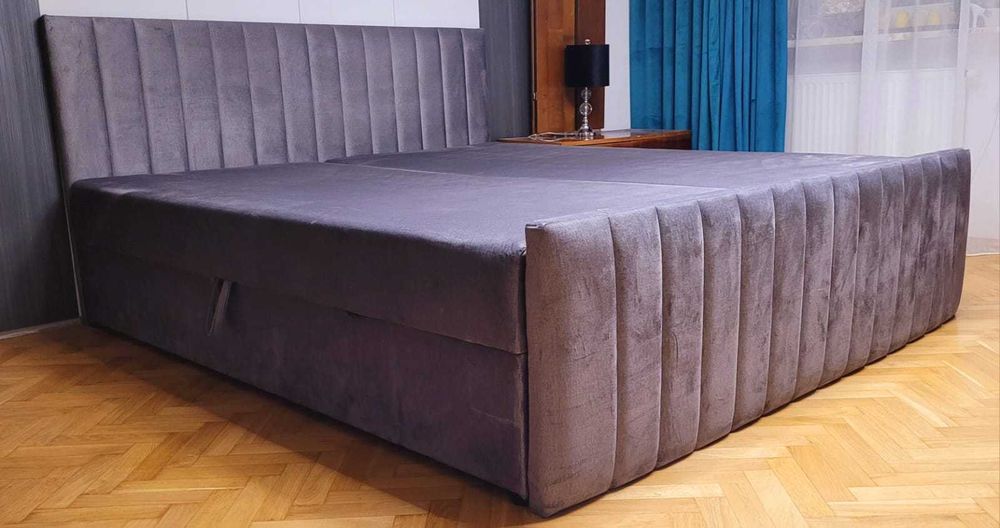 Łóżko Kontynentalne 180x200 Duży Pojemnik