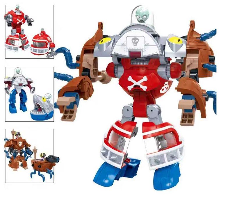 Бойові машини Робот Трансформер рослині проти зомбі Plants vs Zombies