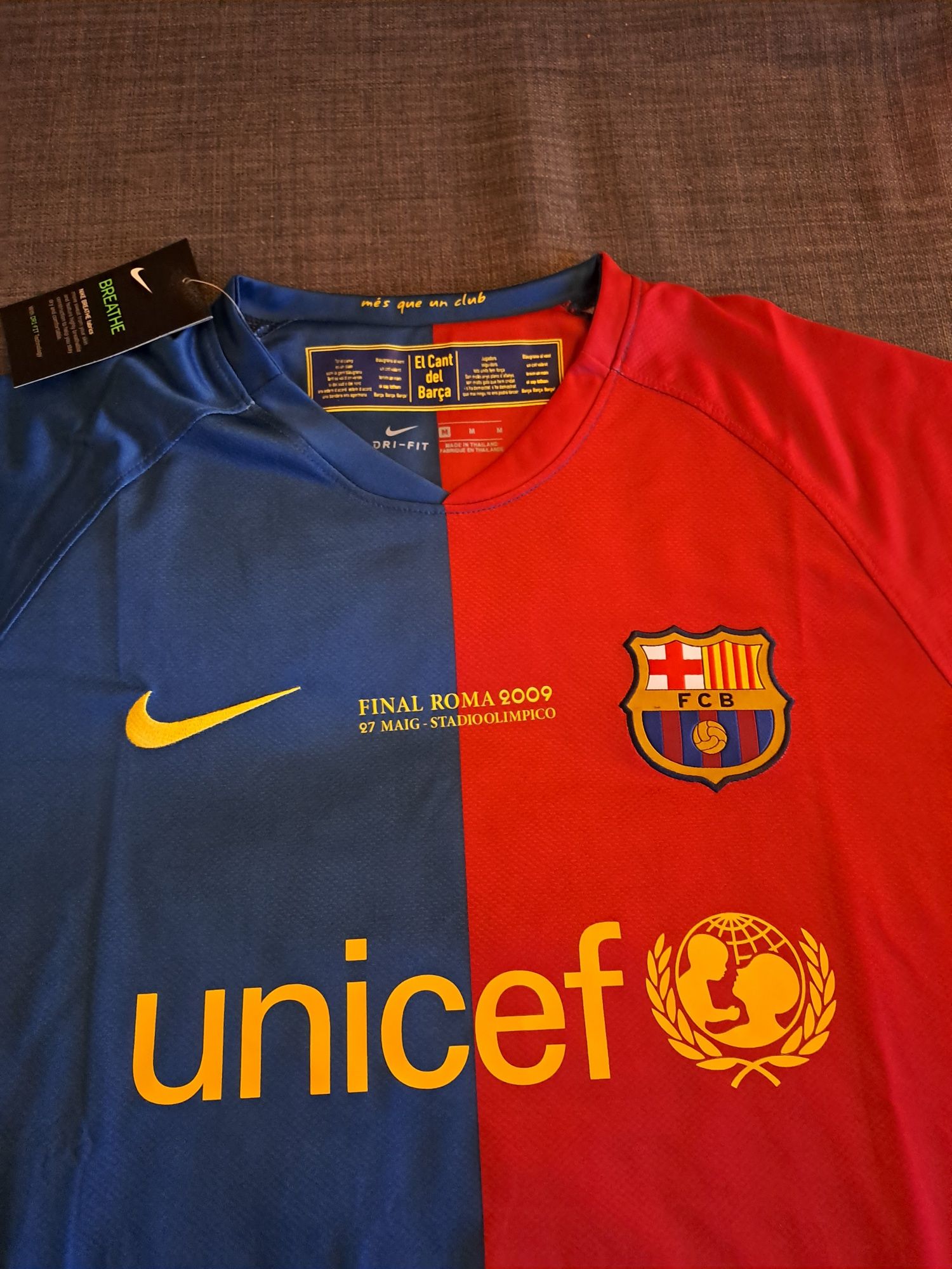 Camisola retro Barcelona A.Iniesta Final 2009 M