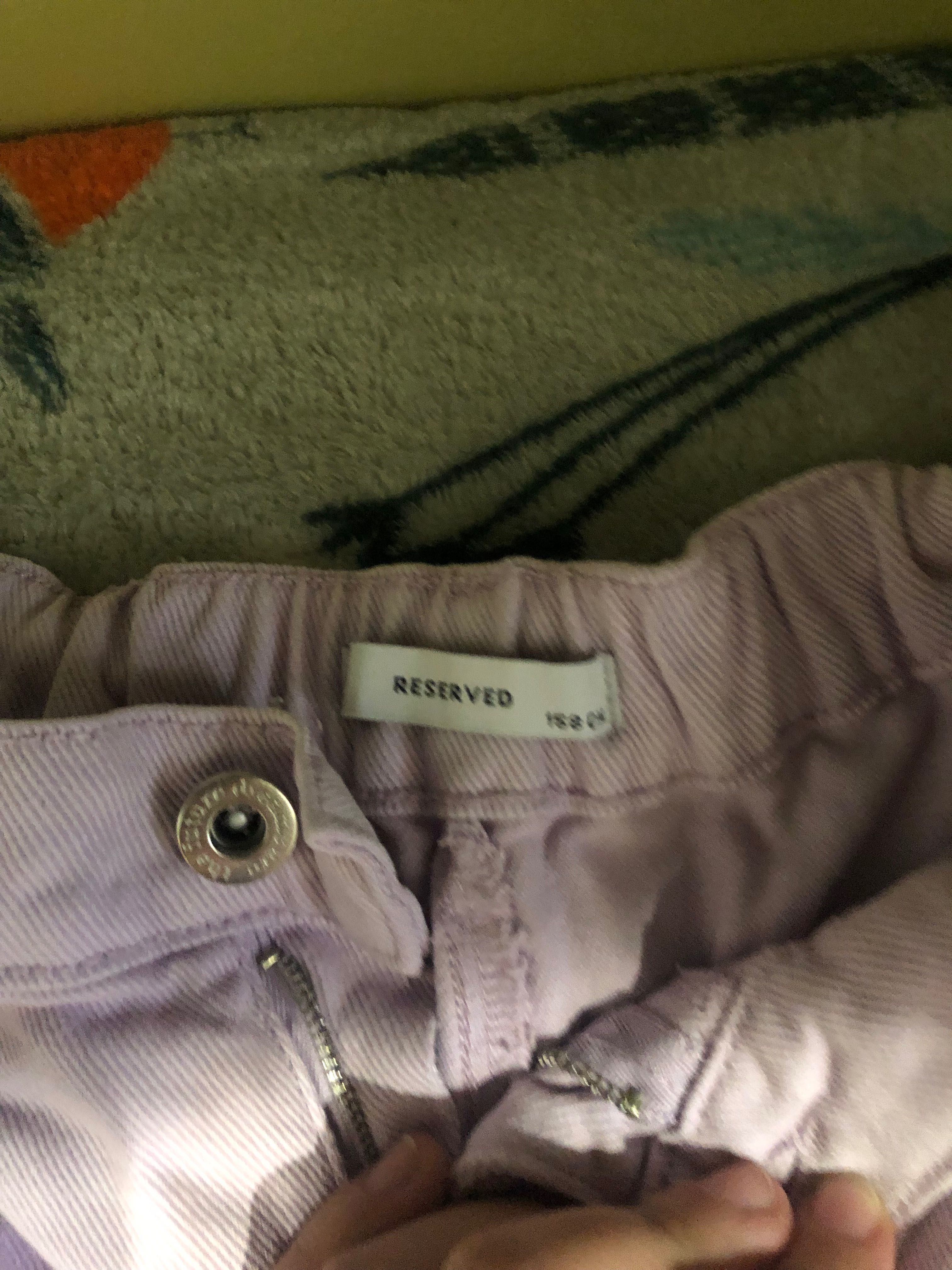 фіолетові джинси,158 ріст,reserved