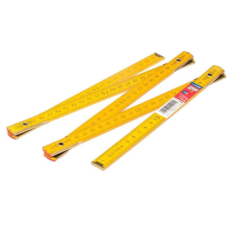 Miara składana, drewniana linijka, Top Tools 2 m