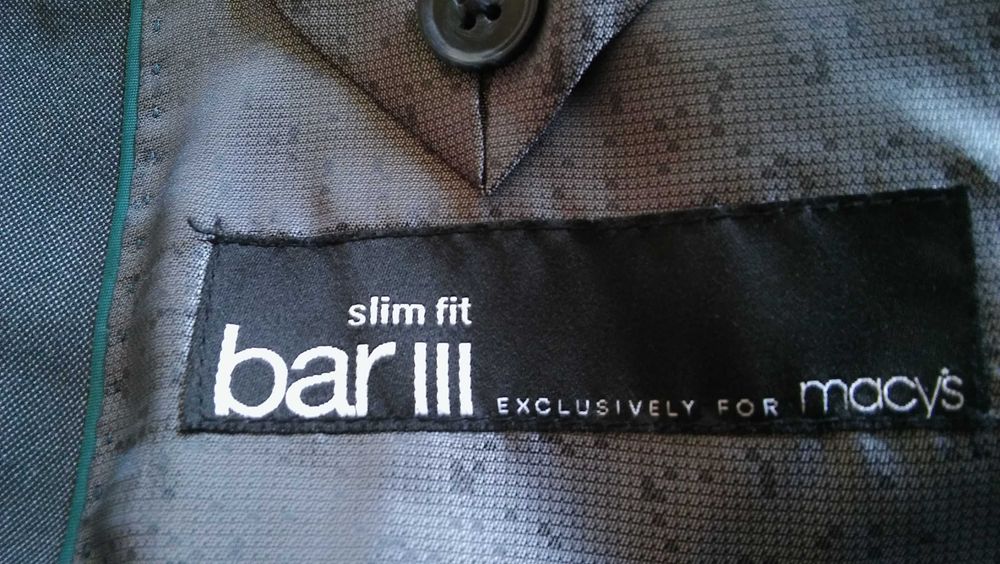 Fato NOVO Tam. L - Slim-Fit Navy Blue