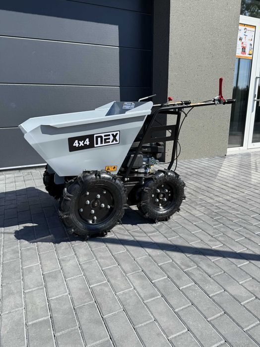 Taczka 300kg 400kg wozidło spalinowe Loncin 4,5 KM budowlane ogród 4x4