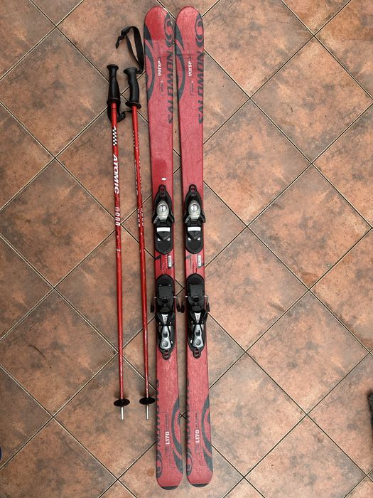 Narty Salomon 170 cm kijki i buty narciarskie