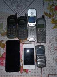 Telefony komórkowe zestaw 7 sztuk starsze modele