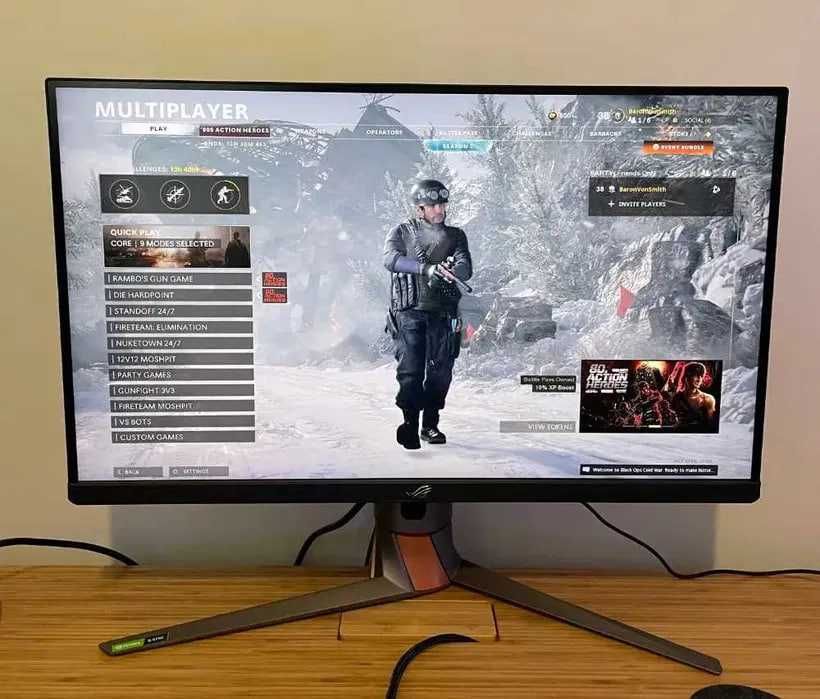 ASUS ROG PG279QM 27" 240hz 1440p 2K Gaming monitor