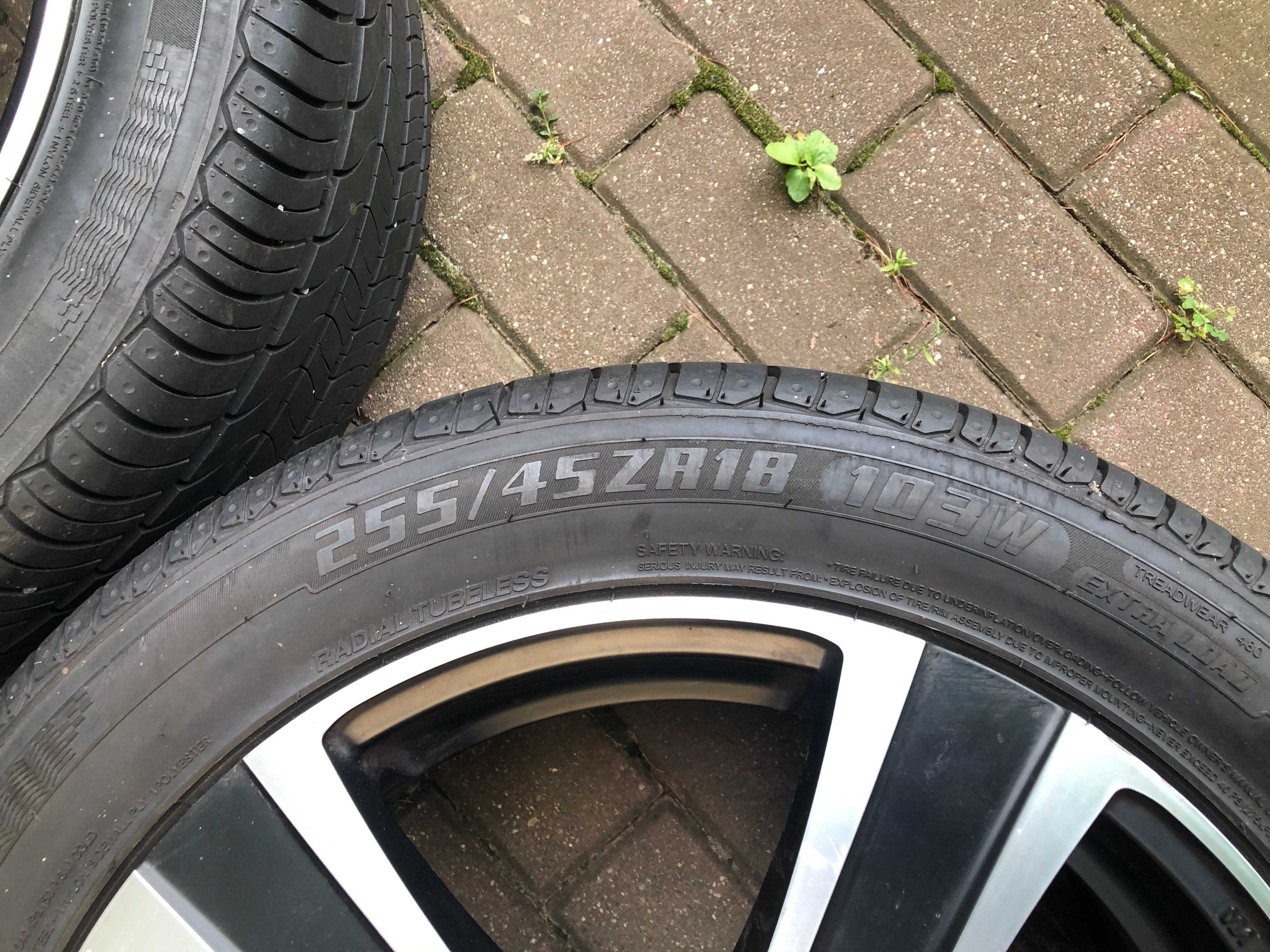 Felgi 18 5x112 8J z oponami ,VW SEAT