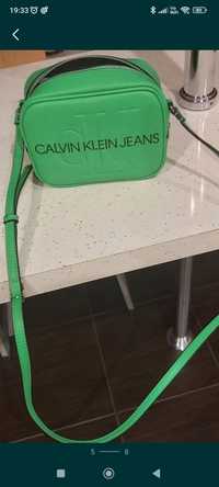 Hit Calvin Klein torebka camera Oryginalna crossbody torebka seledyn