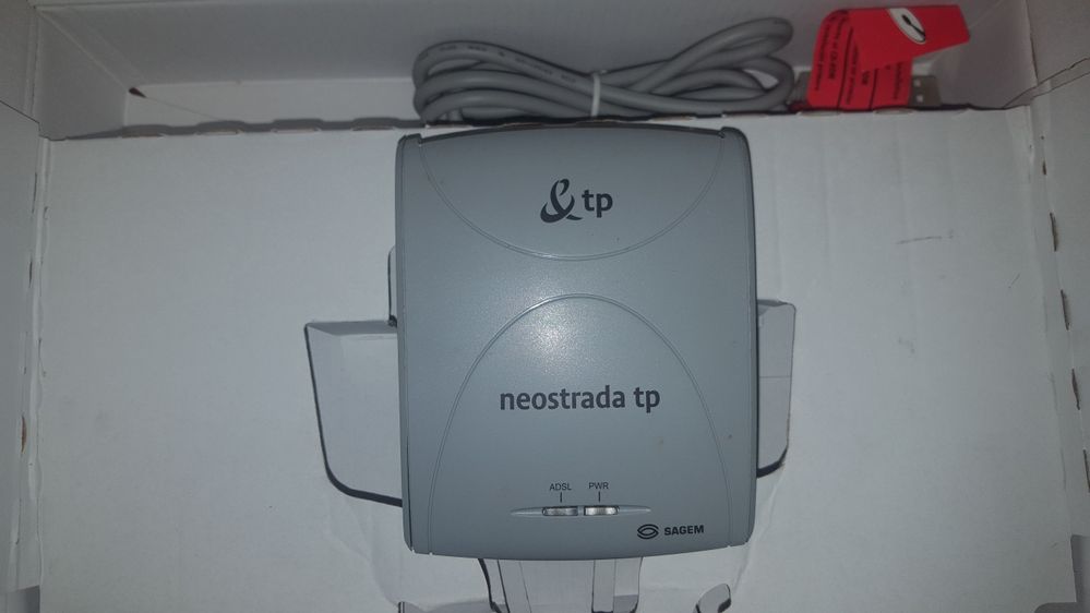 Zestaw neostrady z modemem Sagem FaST 800 KOMPLET