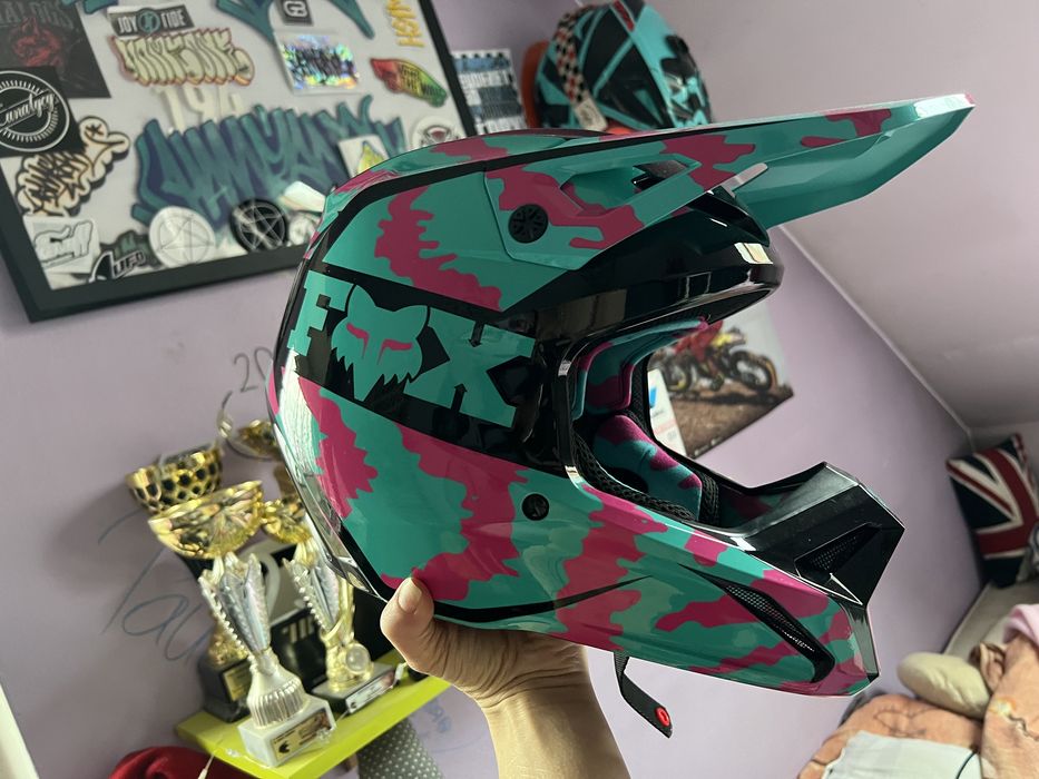 Fox V1 nuklr kask motocrossowy rowerowy r. S