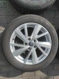 09 Koła Felgi aluminiowe ORYGINAŁ AUDI R 17 5x112 MICHELIN 215/55/16