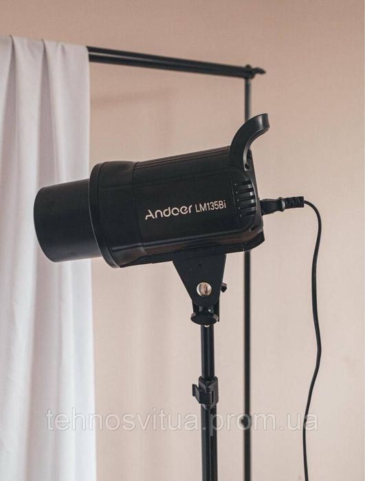 Постоянный свет для фото Andoer LM135Bi Вт светодиодный, 3000K-5600K
