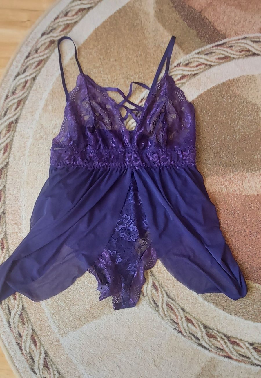 Halka z body koronkowym 3XL,na każdy biust vintage