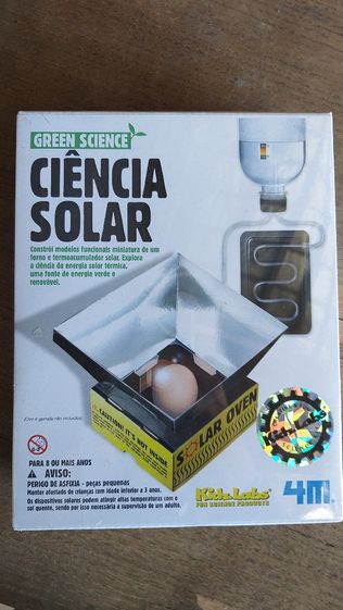 Kit Ciência Forno solar - brinquedo
