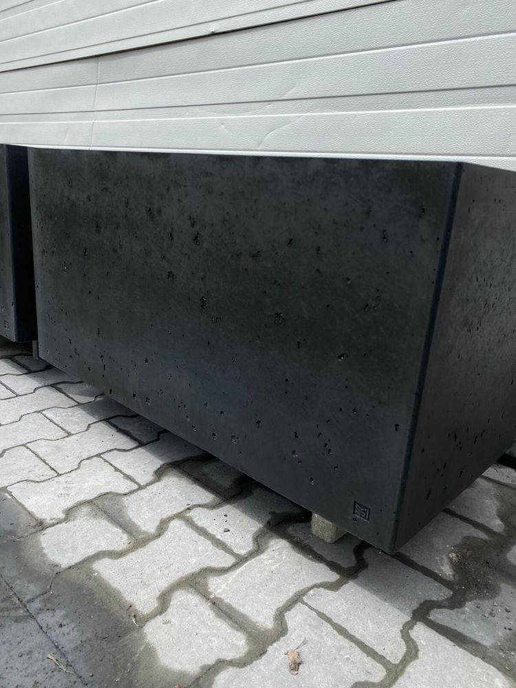 Donica z betonu architektonicznego 50x100x50 cm