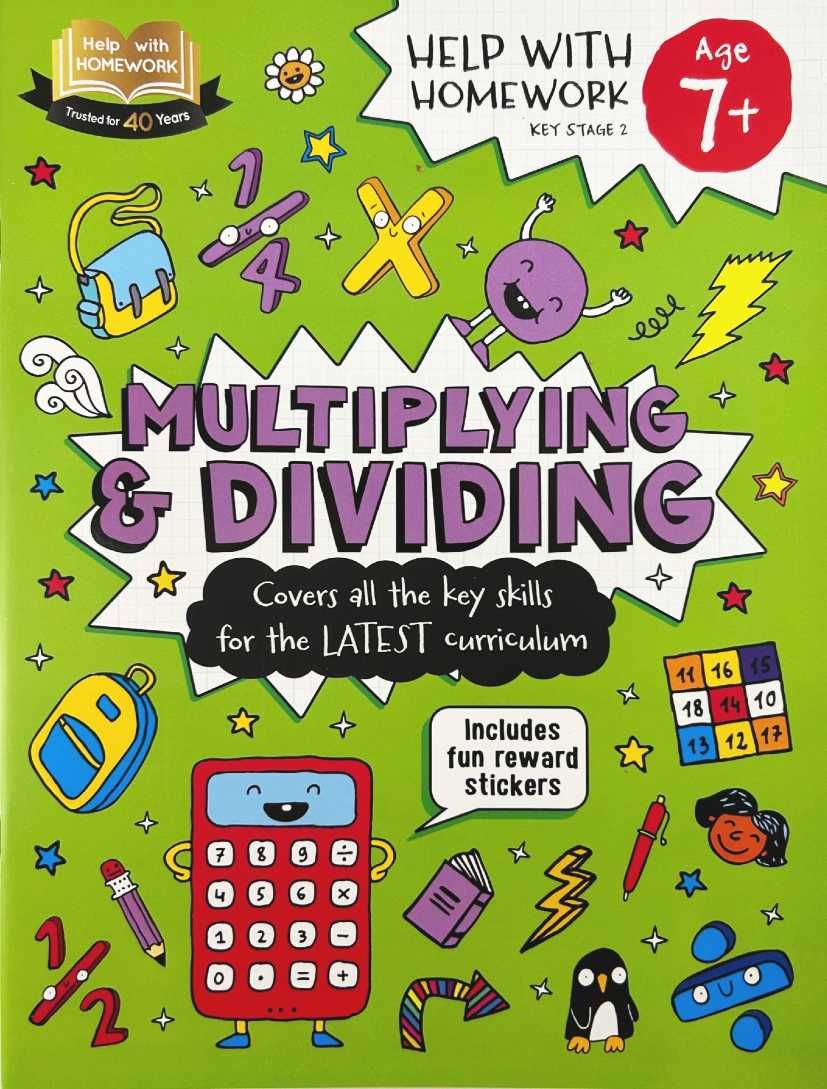 NOWA Help With Homework Multiplying & Dividing For Age 7+