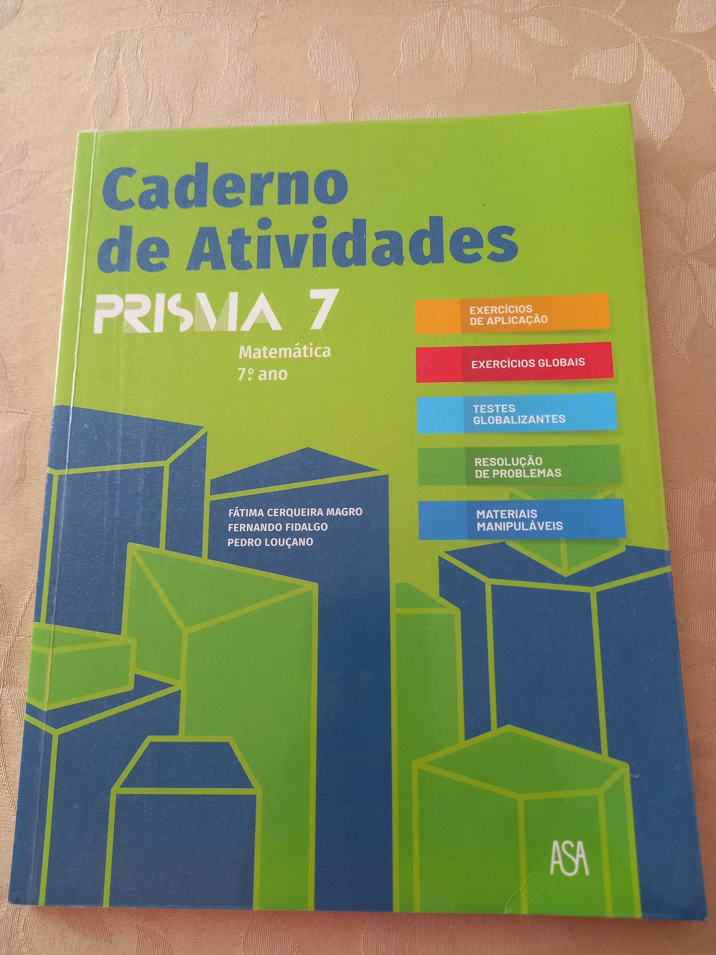 Cadernos de actividades 7ano